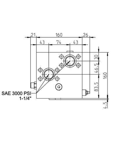 Spülventilblock zu Motor Kawasaki HMB125