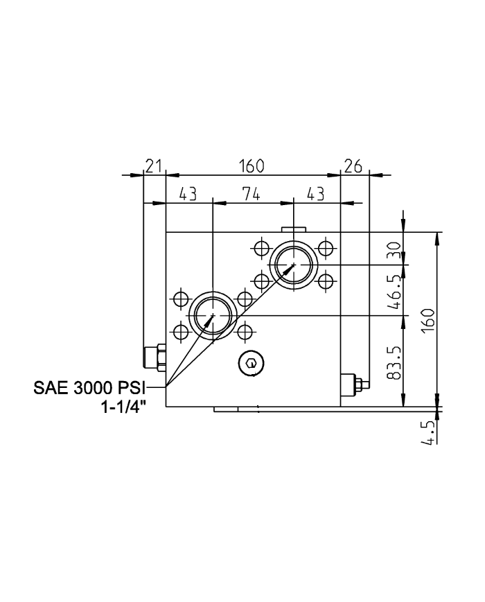 Spülventilblock zu Motor Kawasaki HMB125