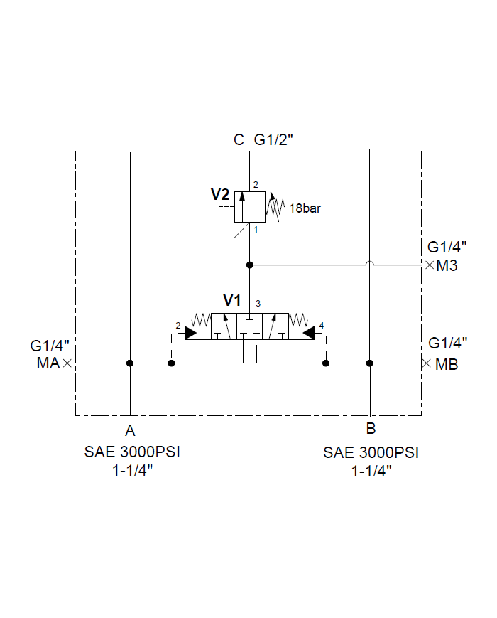 Spülventilblock zu Motor Kawasaki HMB125