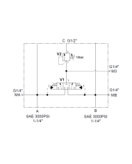 Spülventilblock zu Motor Kawasaki HMB125