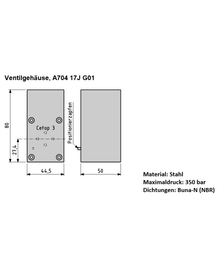 3/2-Wege-Sitzventil direkt gesteuert