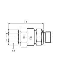 Serie L Einschraub-Rückschlagventil P-RVV - R-WD