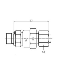 Einschraub-Rückschlagventil P-RVZ - R-WD Serie L