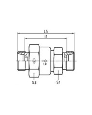 Rückschlagventil Stutzen RS Serie S