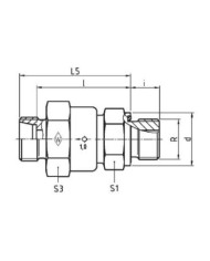 Einschraub-Rückschlagventil Stutzen RSV - R-WD Serie S