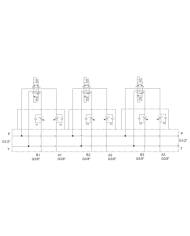 Mehrfachplatten-Ventilaufbau NG06