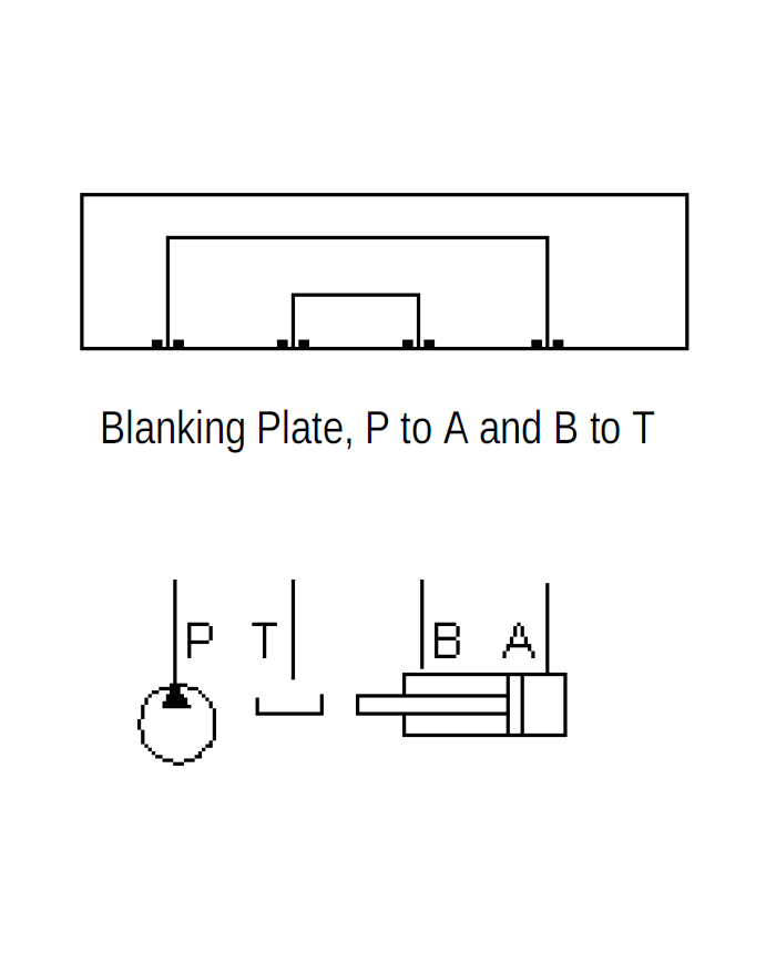 Umlenkplatte P-A und B-T