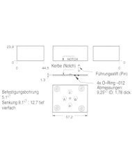 Blindplatte NG06 - Cetop 3
