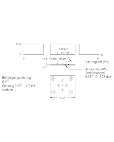 Umlenkplatte P-B und A-T