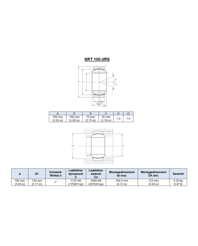 Gelenkkopf TAPR_U (GIHR-K_DO)