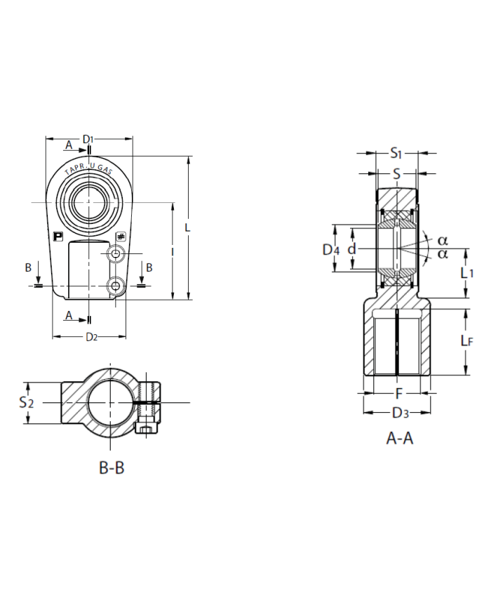 Gelenkkopf TAPR_U (GIHR-K_DO)