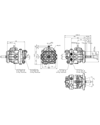 Axialkolbenpumpe verstellbar APC-10LR