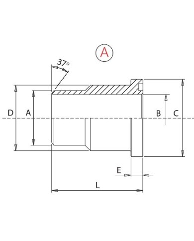 6000 PSI Stahl ASTM/A 105