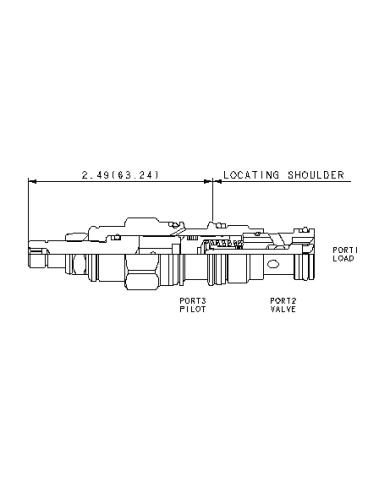 RSV entsperrbar bis 60 L/Min.