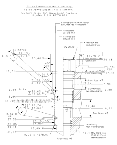 RSV entsperrbar bis 60 L/Min.