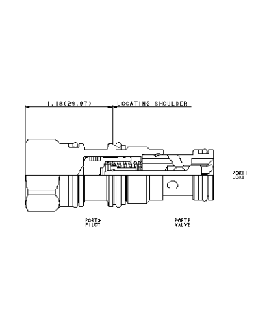 RSV entsperrbar bis 60 L/Min.