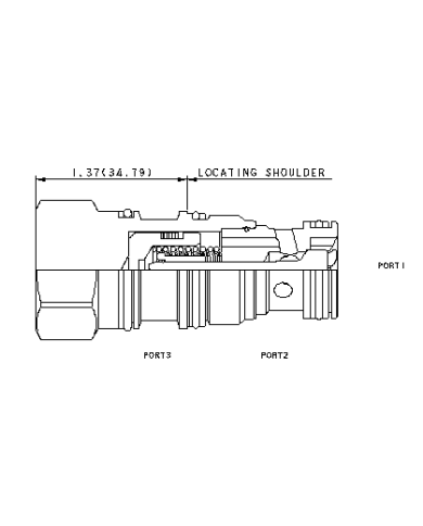 RSV entsperrbar bis 120 L/Min.