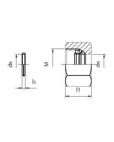 Serie S Systemmutter W-R