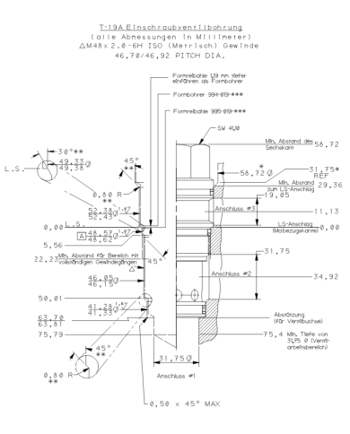 RSV entsperrbar bis 480 L/Min.