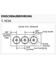 RSV entsperrbar bis 30 L/Min.
