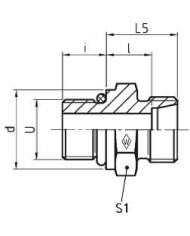 Serie L Gerade-Einschraubstutzen GES - UNF/UN