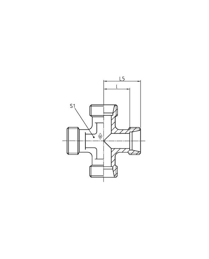 Serie L Kreuz-Stutzen KS