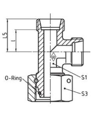 Serie L Einstellbare L-Stutzen ELSD