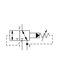 3/2-Wegeventil vorgesteuert