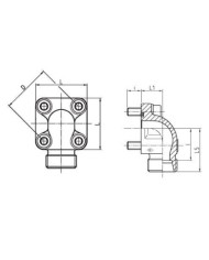 Serie L Winkel-Flanschstutzen WFS