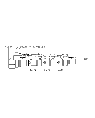 geschlossene Mittelstellung - hoher Durchfluss