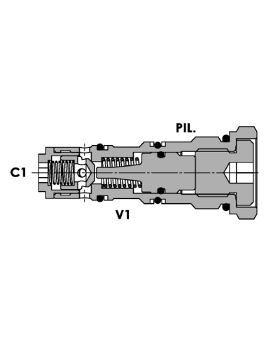 RSV entsperrbar bis 30 L/Min.