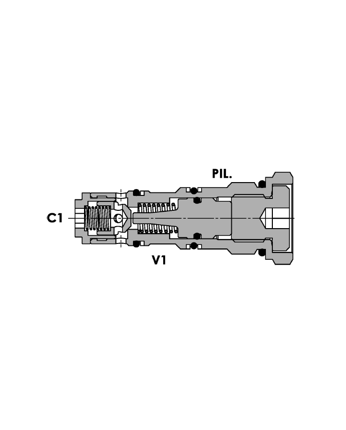 RSV entsperrbar bis 30 L/Min.