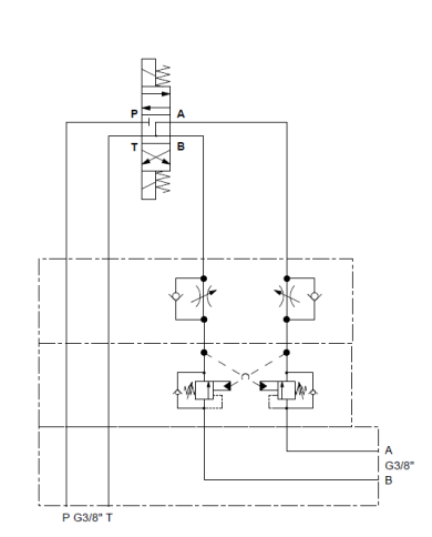 Grundplatten-Ventilaufbau NG06
