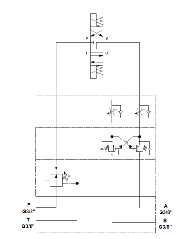 Grundplatten-Ventilaufbau NG06