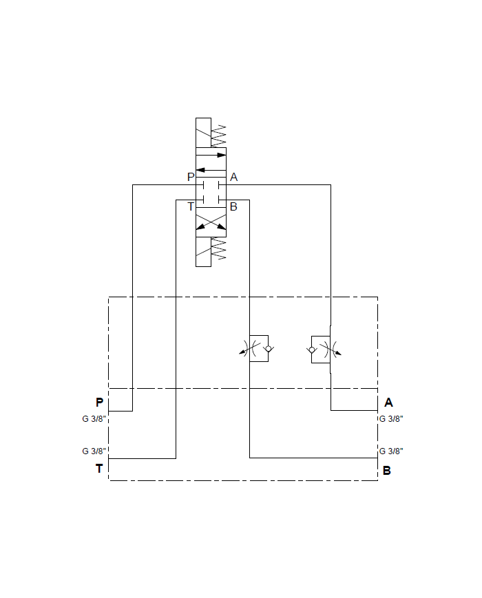 Grundplatten-Ventilaufbau NG06
