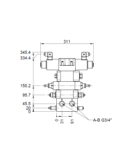 Grundplatten-Ventilaufbau NG10