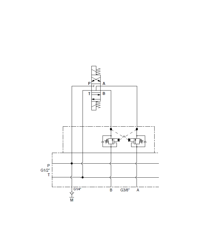 Mehrfachplatten-Ventilaufbau NG06