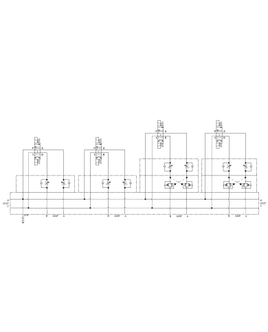 Mehrfachplatten-Ventilaufbau NG06