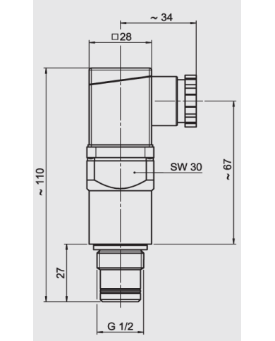 Verschmutzungsanzeige VM 5 D.0/-V-LED