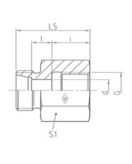 Serie S Manometer-Aufschraubstutzen MAS - R