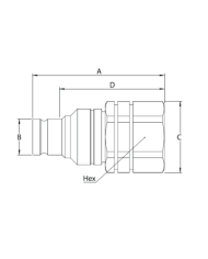 Kupplungs-Stecker (männlich)