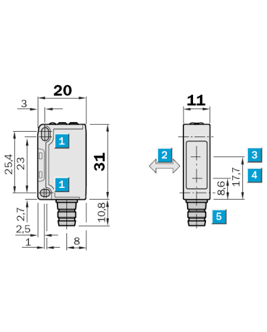 Reflexionslichtschranke