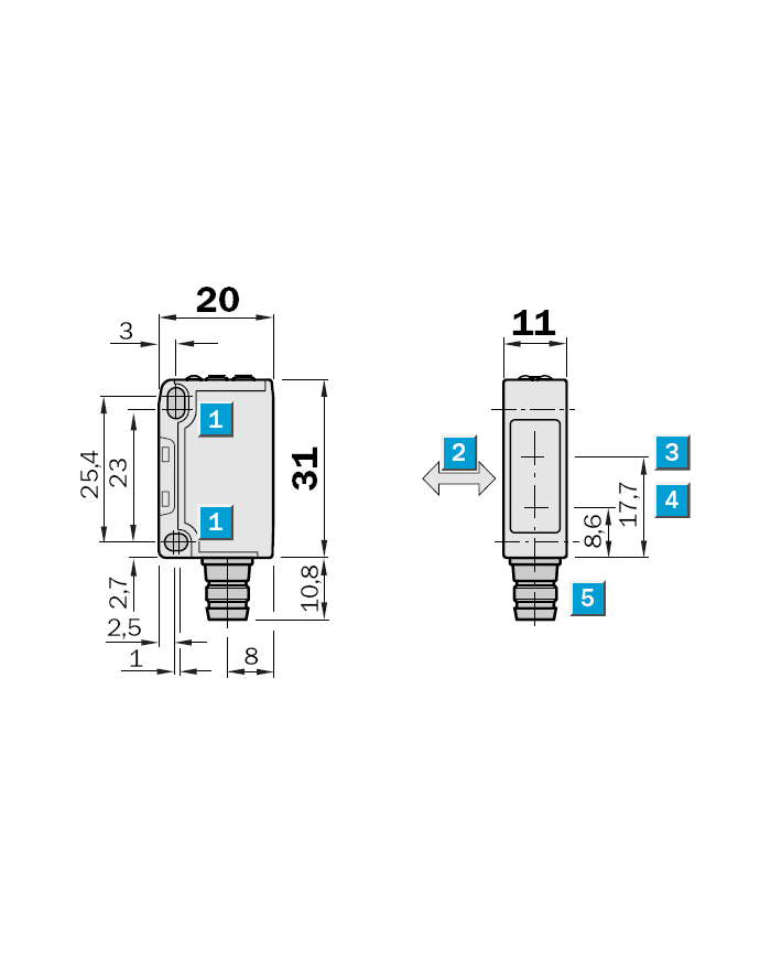 Reflexionslichtschranke