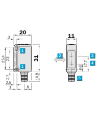 Reflexionslichtschranke