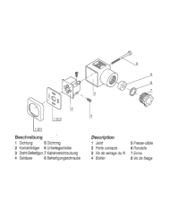 Gerätestecker mit Anzeigelampe