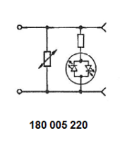 Gerätestecker mit Anzeigelampe