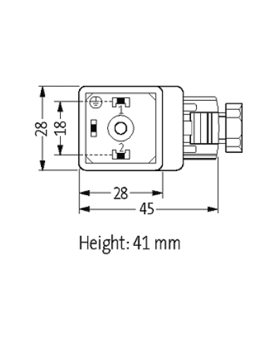 Ventilstecker SVS BFA 18mm