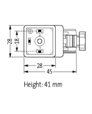 Ventilstecker SVS BFA 18mm