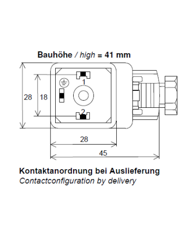 Ventilstecker SVS BFA 18mm