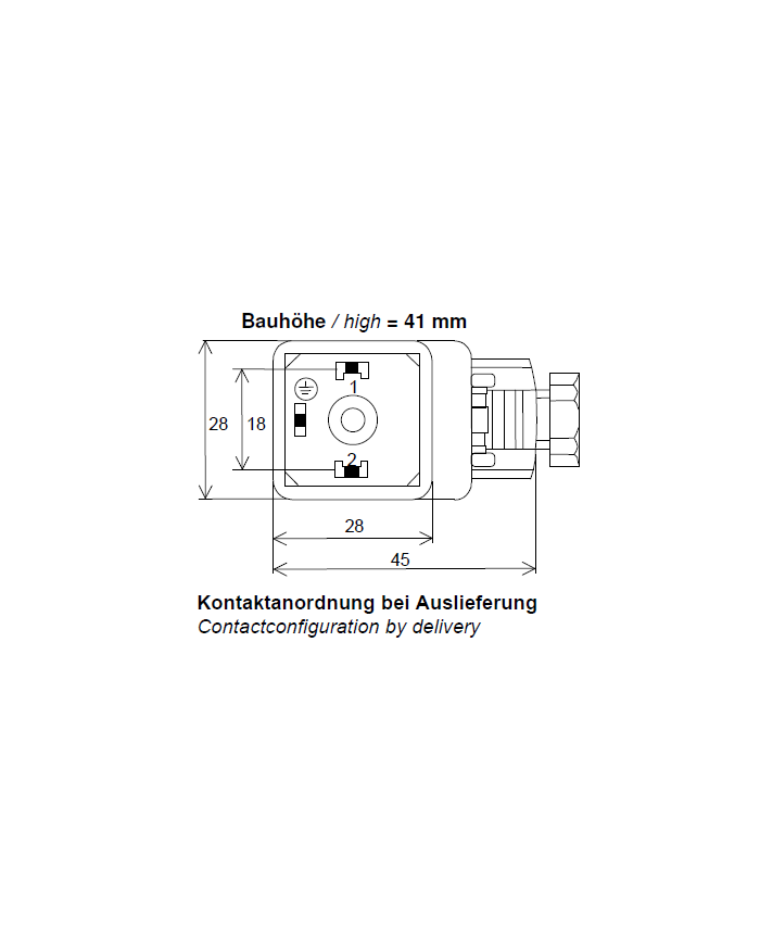 Ventilstecker SVS BFA 18mm